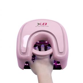 48W Wireless Nail lamp cordless recharging uv nail led lamp with red light