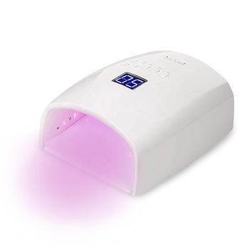 Red Light 48W Cordless UV Lamp Nail Polish Dryer Fast Drying led gel nail uv lamp