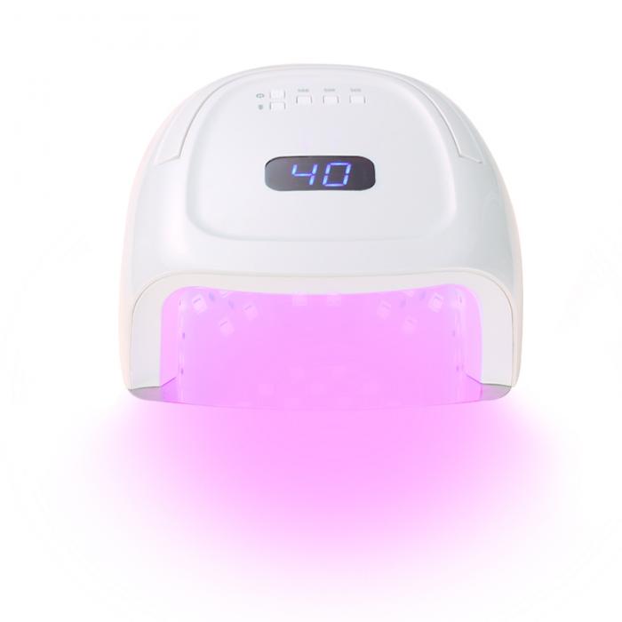 New 60W Cordless Rechargeable pink light led nail lamp uv gel polish with Carry Handle