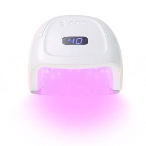 New 60W Cordless Rechargeable pink light led nail lamp uv gel polish with Carry Handle