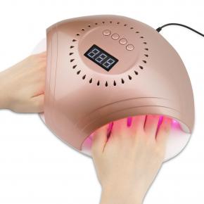86W Two Handed 2 in1 RED Light UV LED Nail Lamp