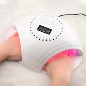 86W Two Handed 2 in1 RED Light UV LED Nail Lamp