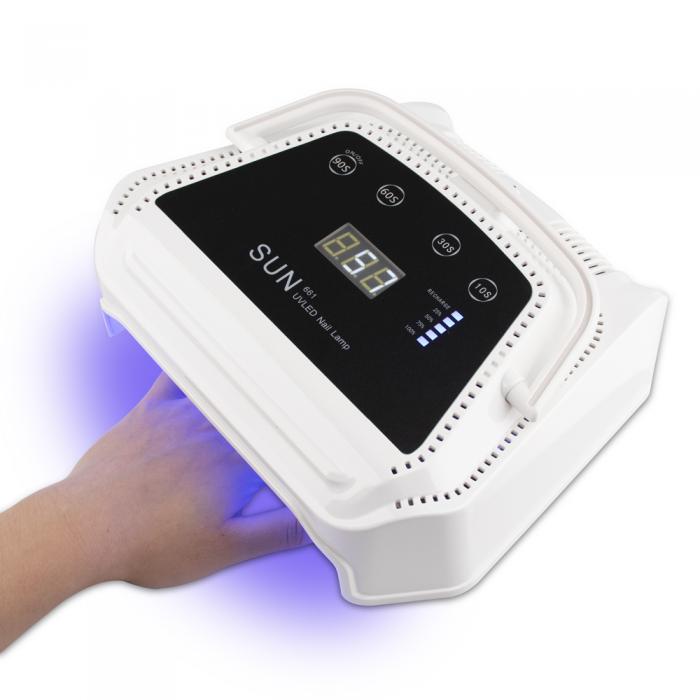 Professional 72W Nail lamp Rechargeable led uv gel nail dryer