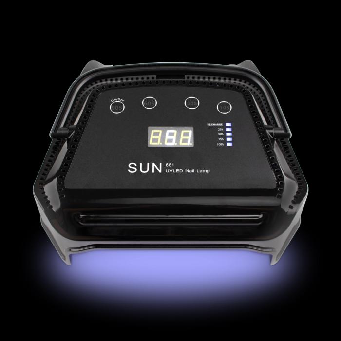 Professional 72W Nail lamp Rechargeable led uv gel nail dryer