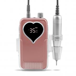 Heart-shaped screen Portable and desktop brushless nail drill 35.000RPM