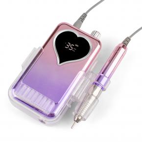 DREAMY PURPLE GRADIENT COLOR PORTABLE AND DESKTOP BRUSHLESS NAIL DRILL MACHINE 35.000RPM